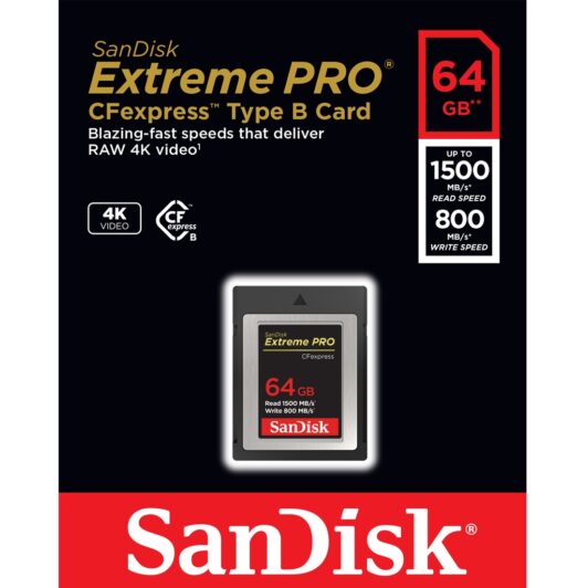 SANDISK CF Express 64GB Extreme Pro [SDCFE-064G-GN4NN]