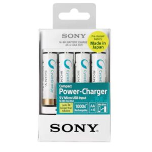 SONY NI-MH BATTERY CHARGER AA OR AAA SIZE (BCG34HHU4K DI)