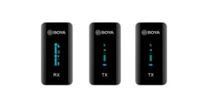 BOYA BY-XM6-S2 Dual-channel 2.4G wireless lavalier microphone for DLSRs, smartphone and computer