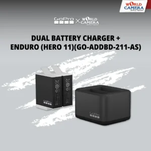 GOPRO DUAL BATTERY CHARGER + ENDURO (HERO 11)(GO-ADDBD-211-AS)