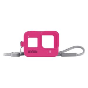 GOPRO SLEEVE+LANYARD (HERO 8 BLACK) ELECTRIC PINK. CLEARANCE
