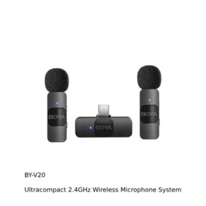 Boya BY-V20 Ultracompact 2.4 GHZ Wireless Microphone System